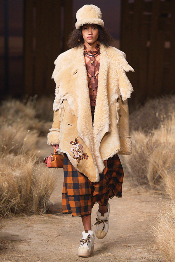 A look from Coach's women's runway collection. 