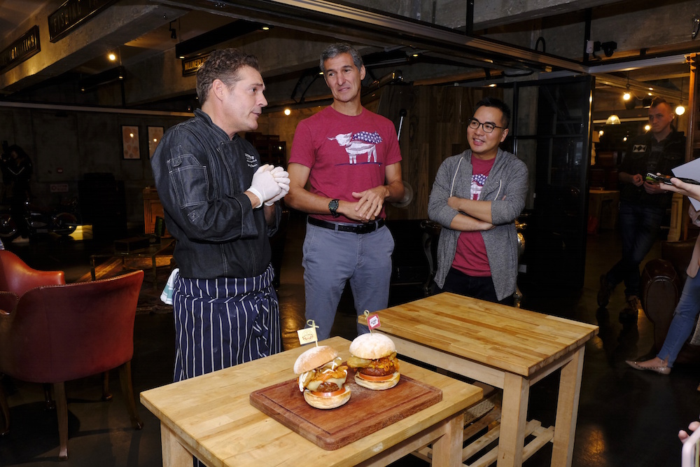 The Butcher’s Club founder Jonathan Glover, Seth Goldman and Green Common co-founder David Yeung