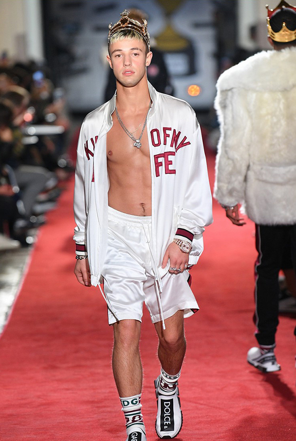 Cameron Dallas is no longer a newbie to the runway