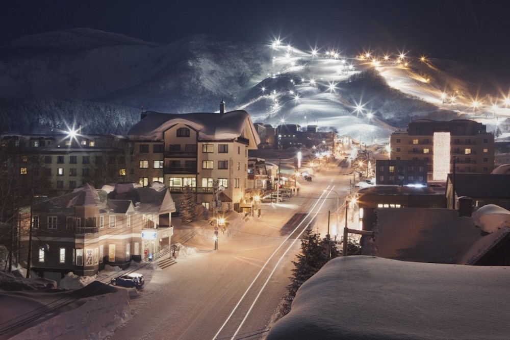 Night view of Niseko United