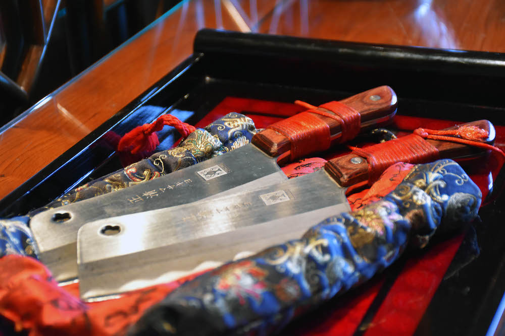 The knives used for dao liao therapy