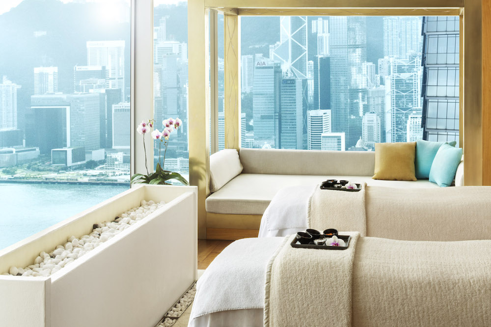 bliss spa has one of the best views from their indulgent spa suites