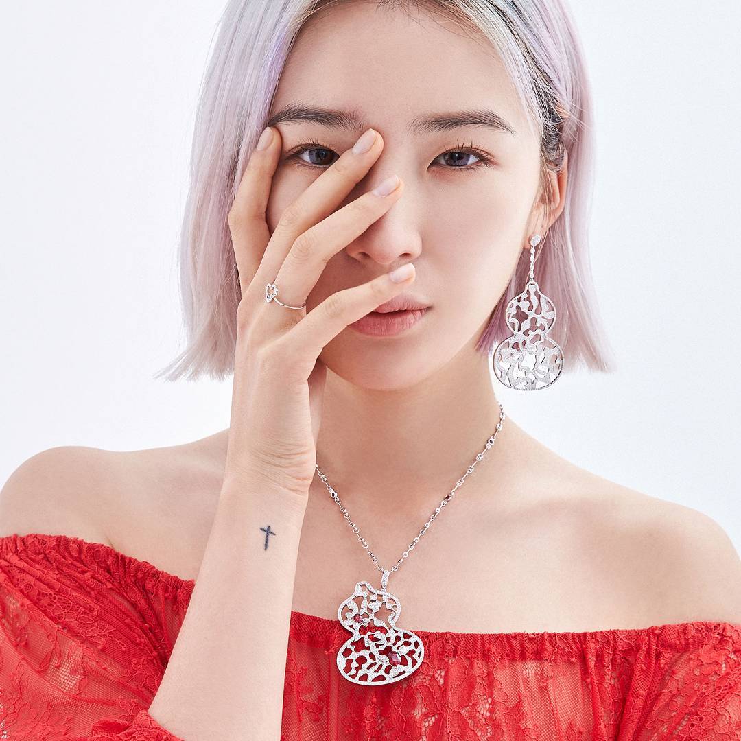 Irene Kim shows off her unique style with Qeelin