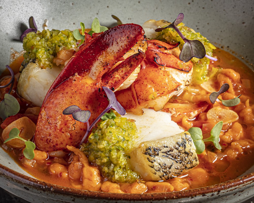 The Spicy Seafood Stew at Kinship (photo courtesy of Forks and Spoons)