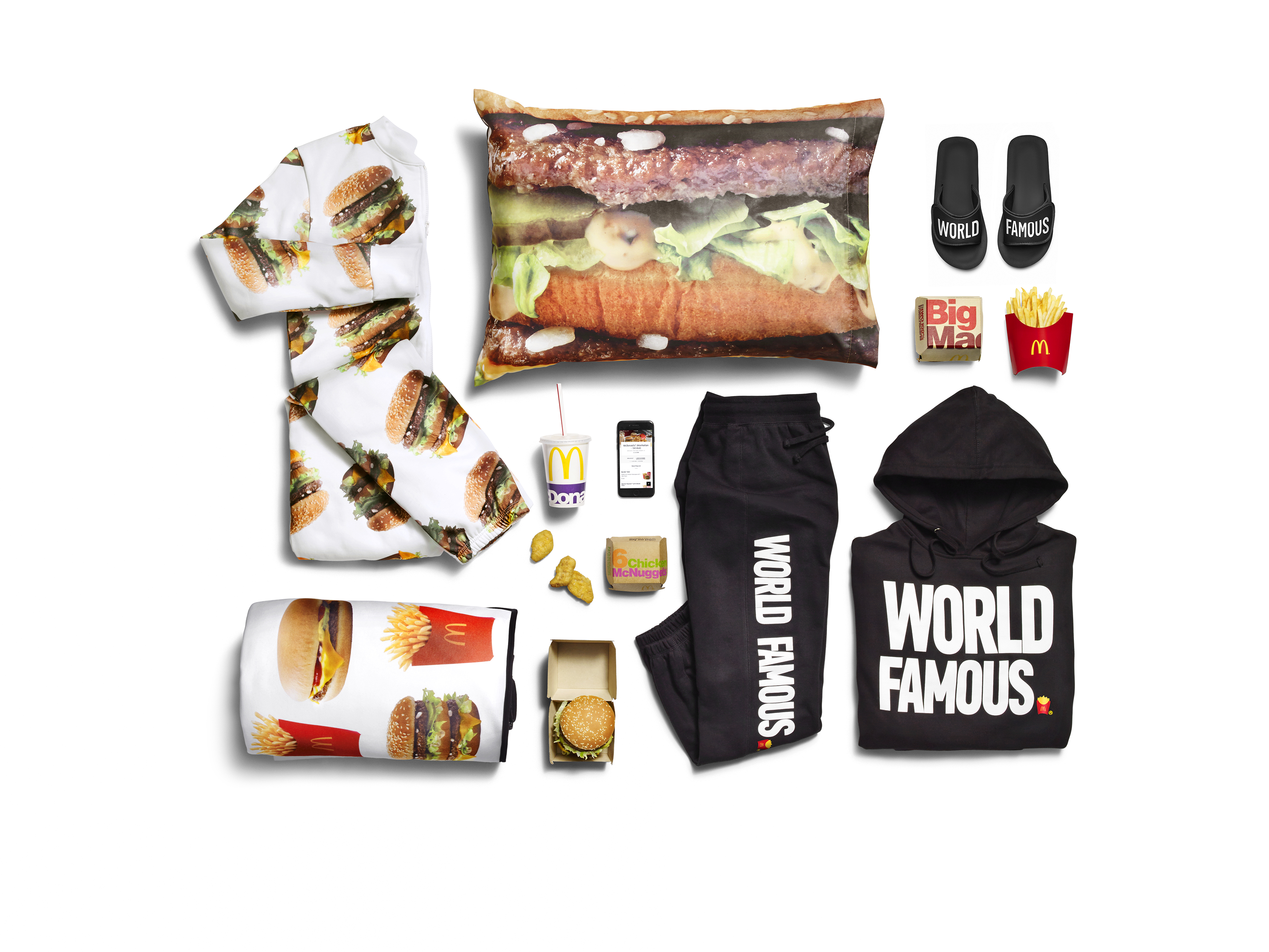 McDonalds has also had a go at apparel with their limited edition collection