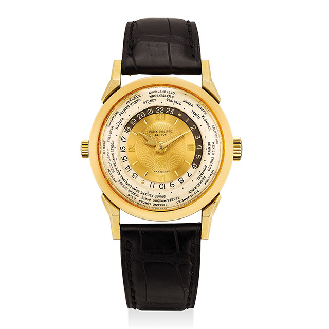 Patek Philippe Reference 2523 Worldtime on auction