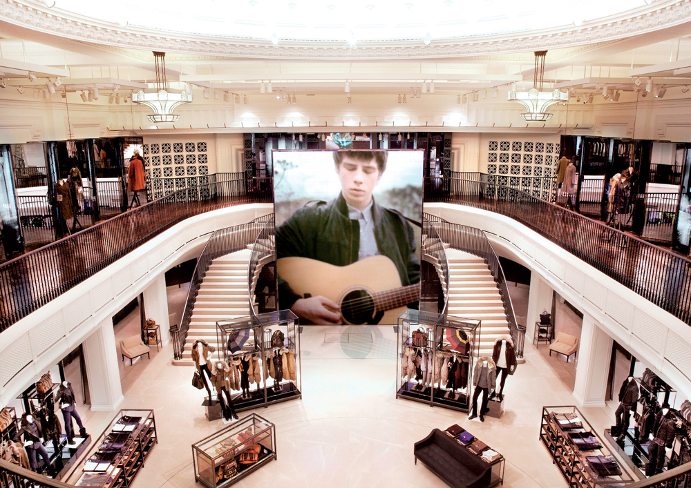 The Burberry store on Regent Street in London