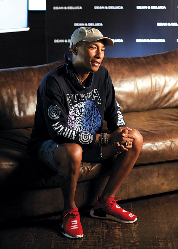 Pharrell is happy to support his dad and the new venture