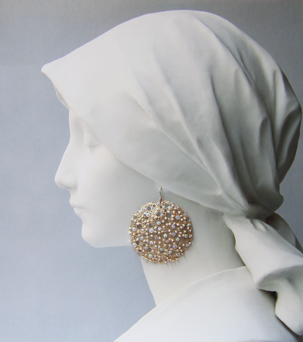 Earrings inspired by Queen Anne’s lace