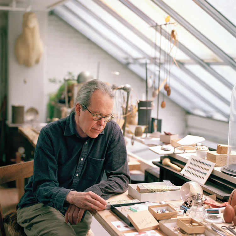 Ted Muehling in his studio. Photo by Nina Subin