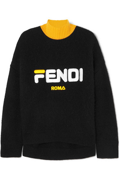 Fendi rocks the socks & heels trend