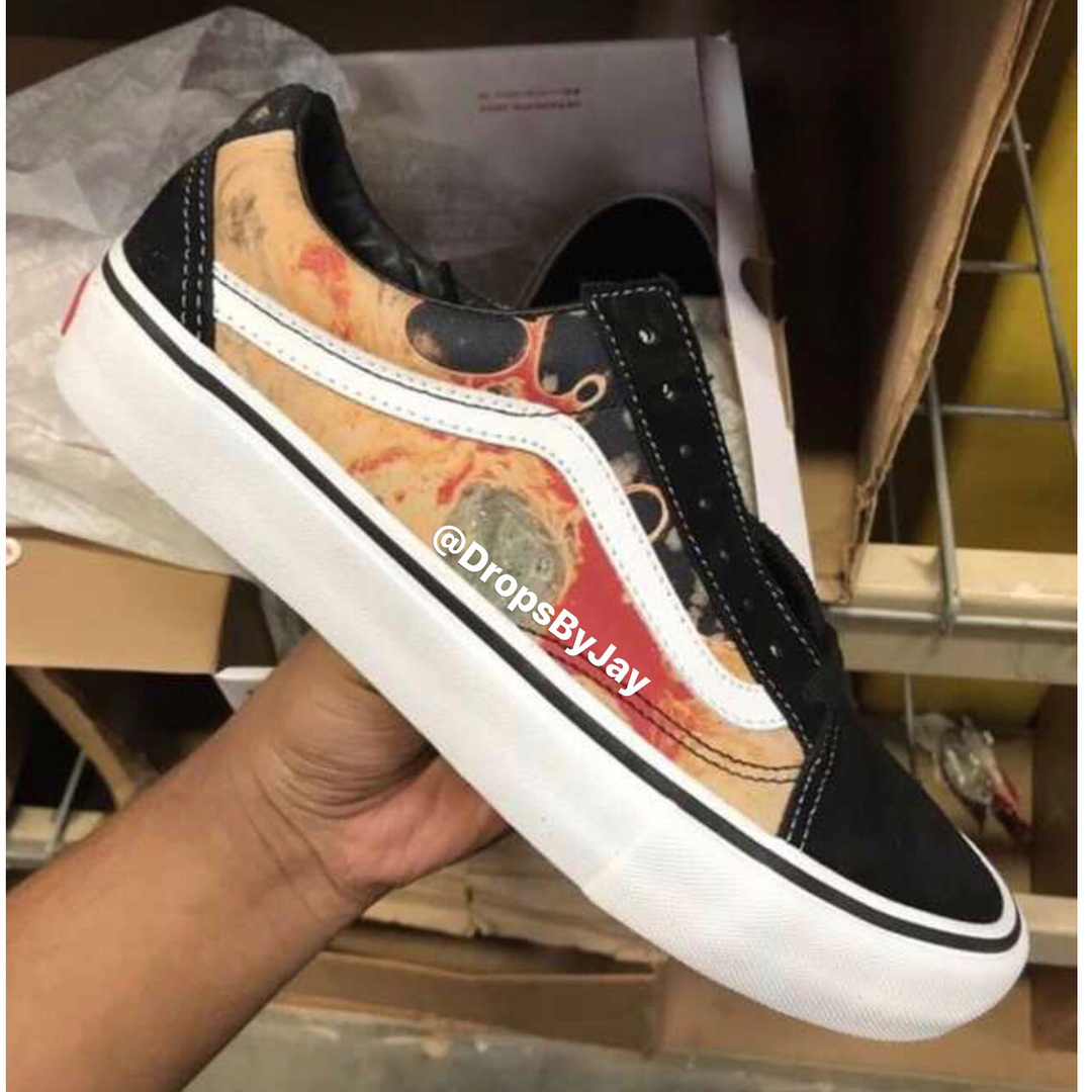 The rumoured Vans x Supreme new collection (photo by @DropsbyJay | Instagram)
