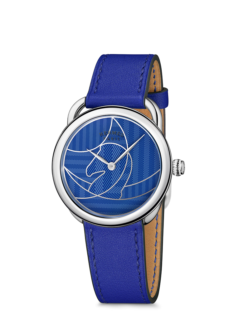Arceau Casaque watch in blue