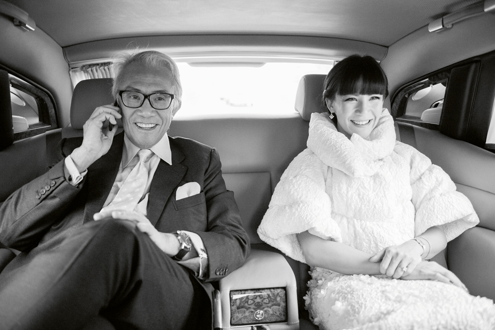 Sir David Tang with his daughter Victoria