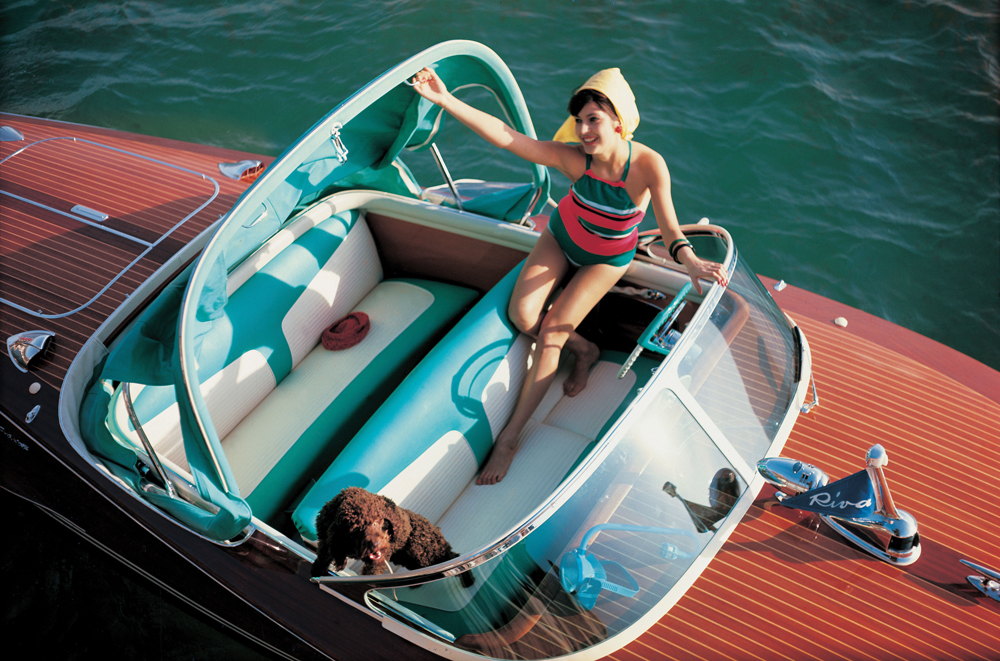 A classic Riva yacht