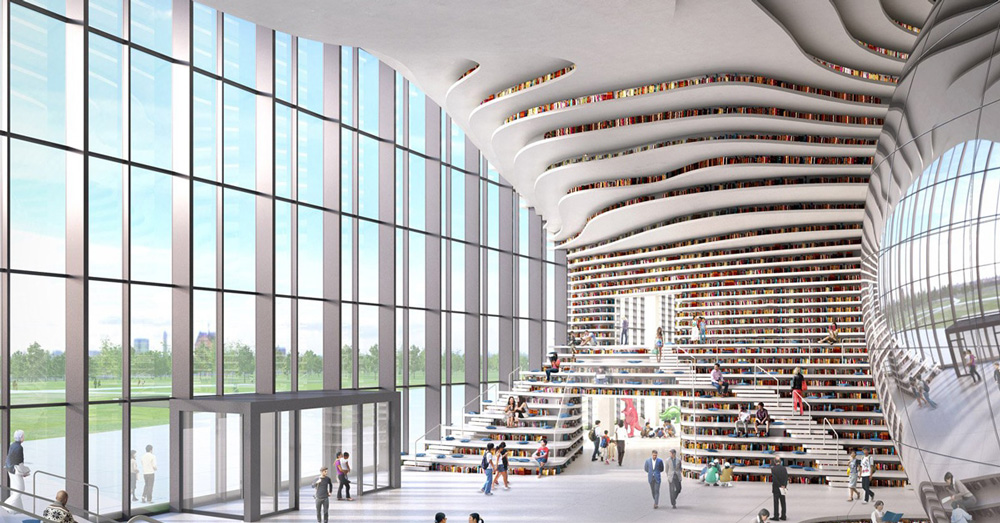 China's Tianjin Binhai Library