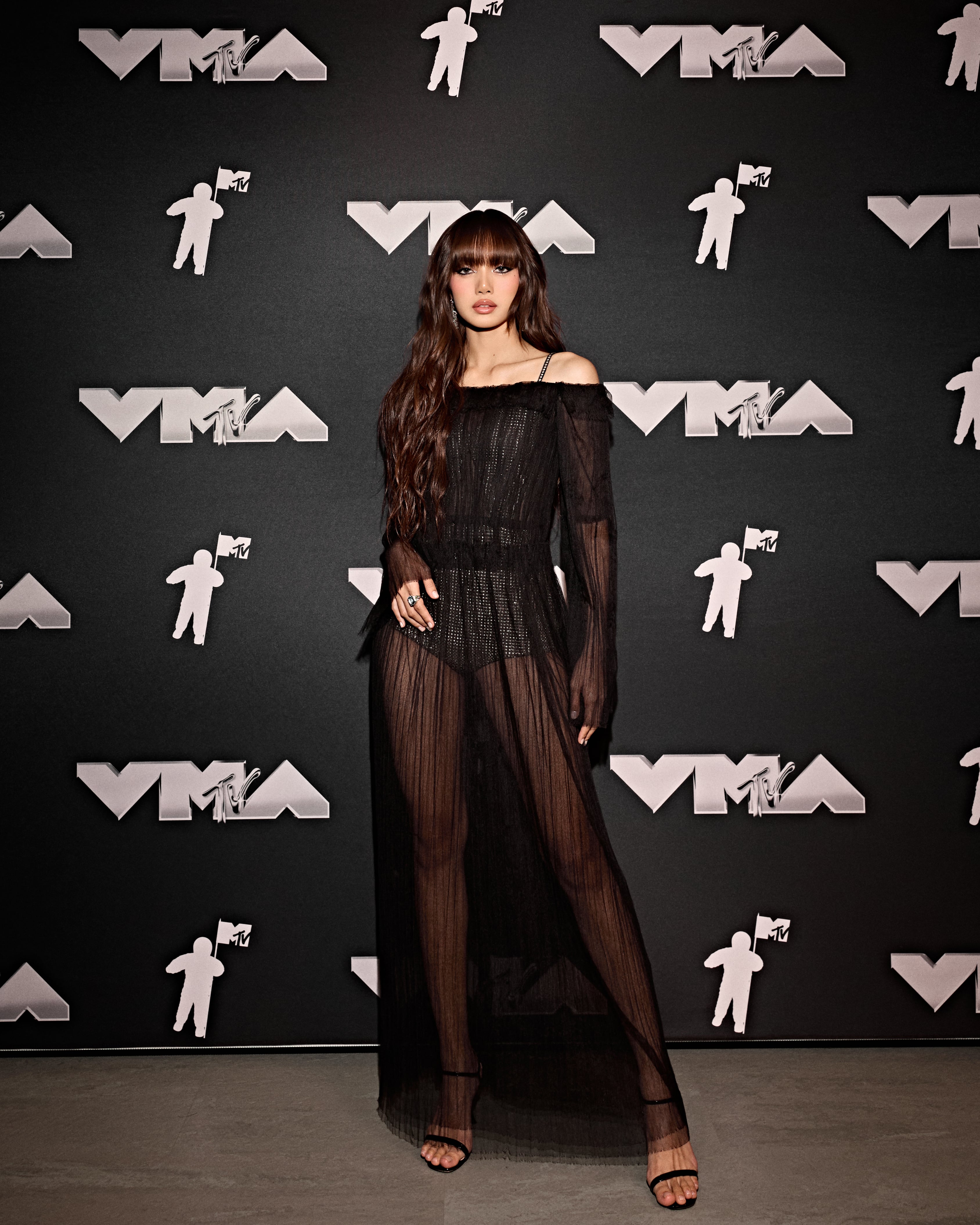 Lisa wearing custom Louis Vuitton at the 2024 VMAs. Photo: Louis Vuitton