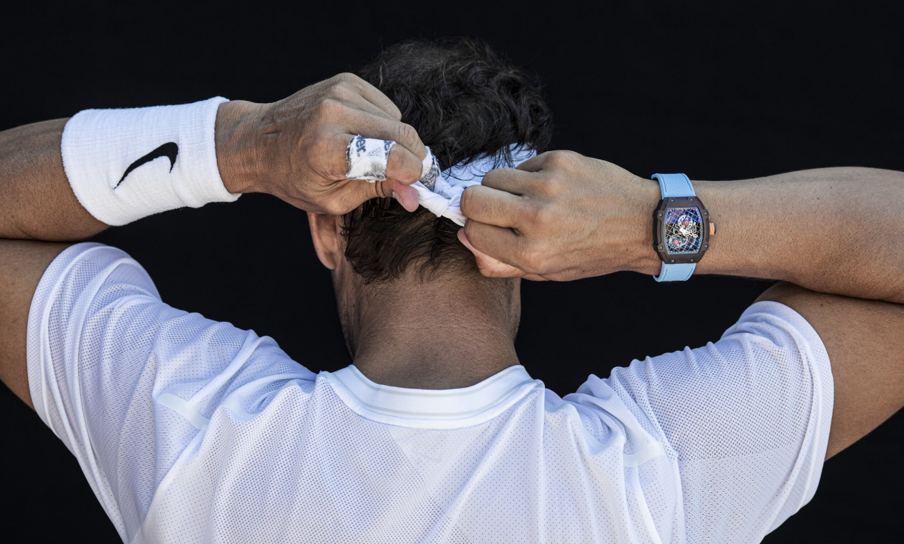 Nadal wears the RM 27-04.