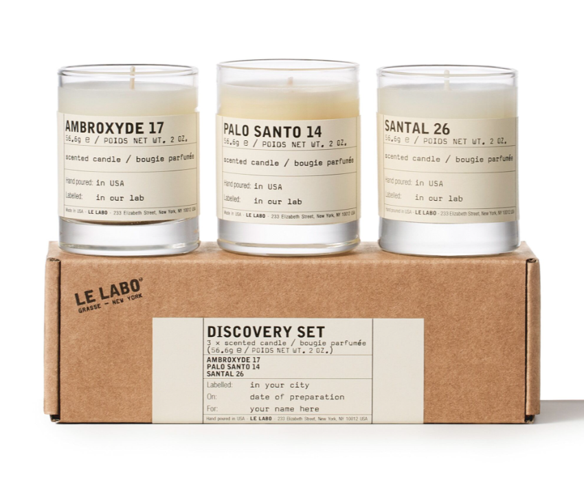 Air smart ring _ Ultrahuman; Happy Diamonds pendant _ Chopard; Fire bikini _ Desa Potato Head; Theragun Sense handheld massager _ Therabody; Ready-to-eat premium salad subscription _ Thesis; Limited-Edition Candle Discovery Set _ Le Labo; B Silent Christmas Gift Set _ Bamford