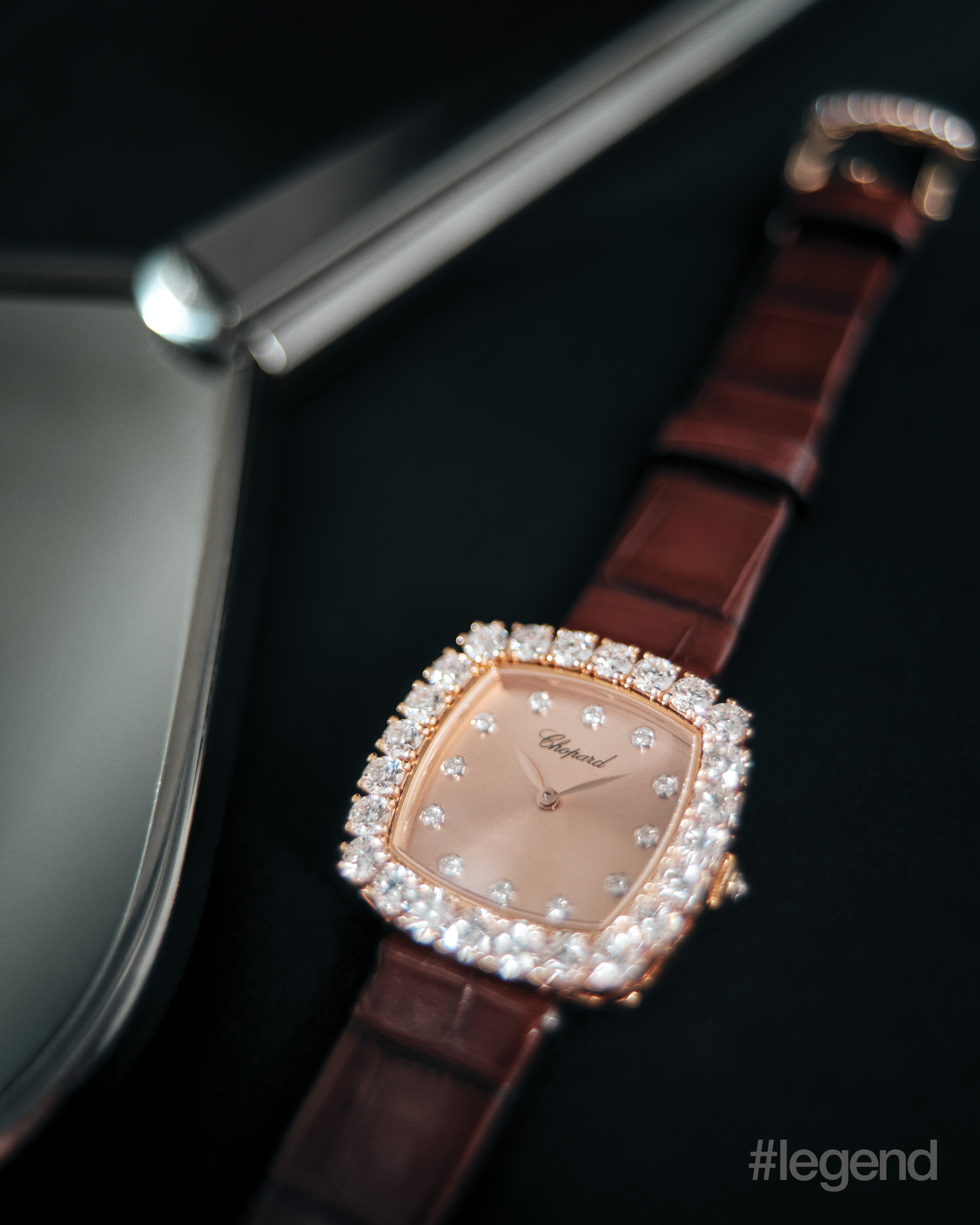 L’Heure du Diamant Collection watch in rose gold with diamonds _ Chopard