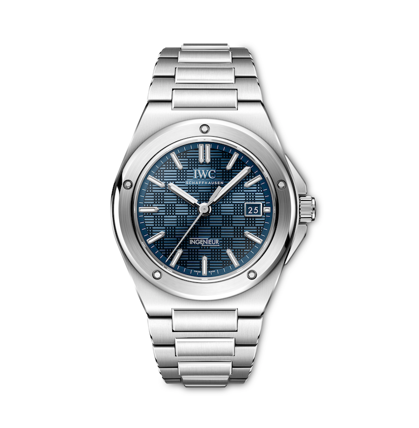 Ingenieur Automatic 40 with blue dial _ IWC Schaffhausen