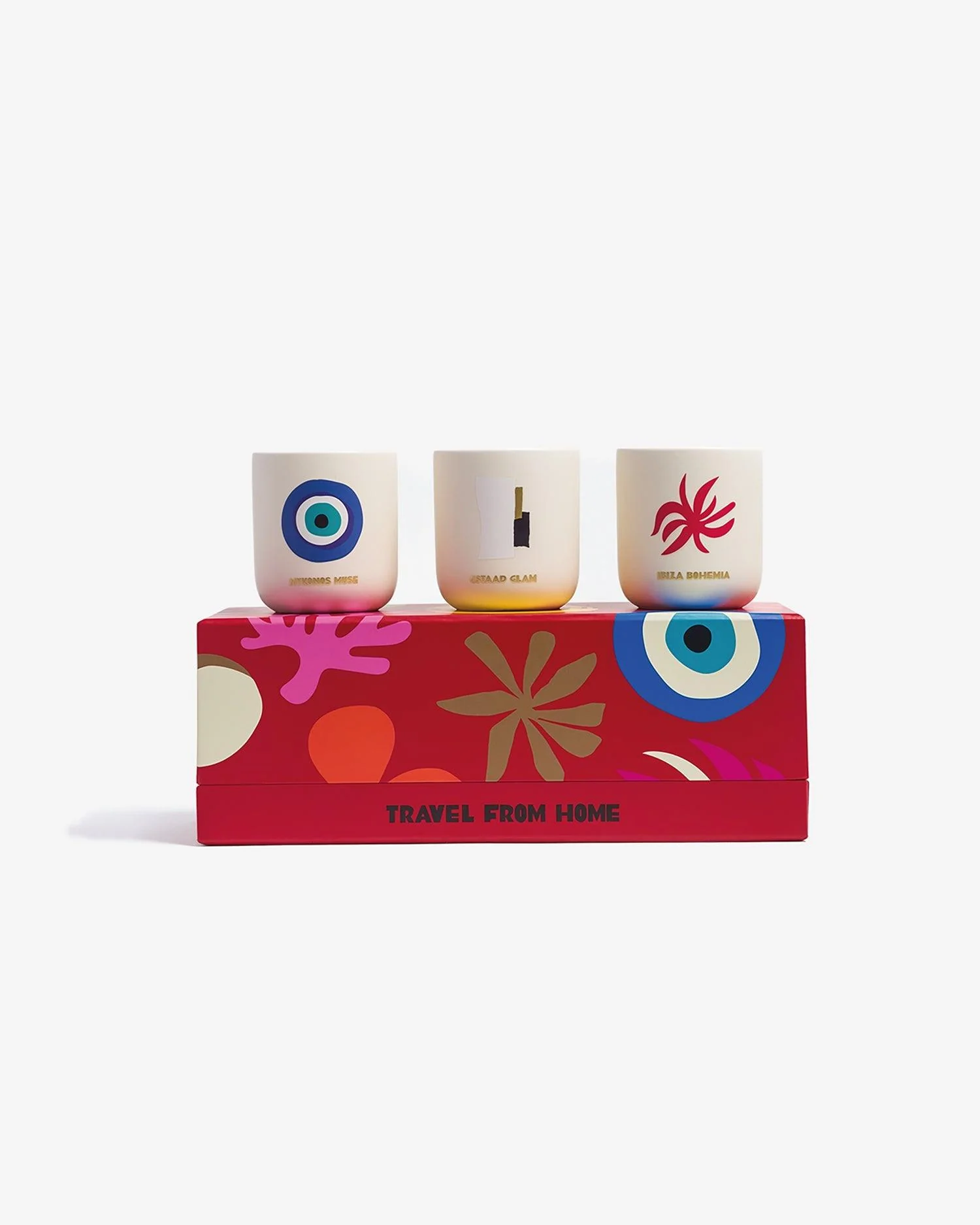 Travel from Home mini scented candle set _ Assouline