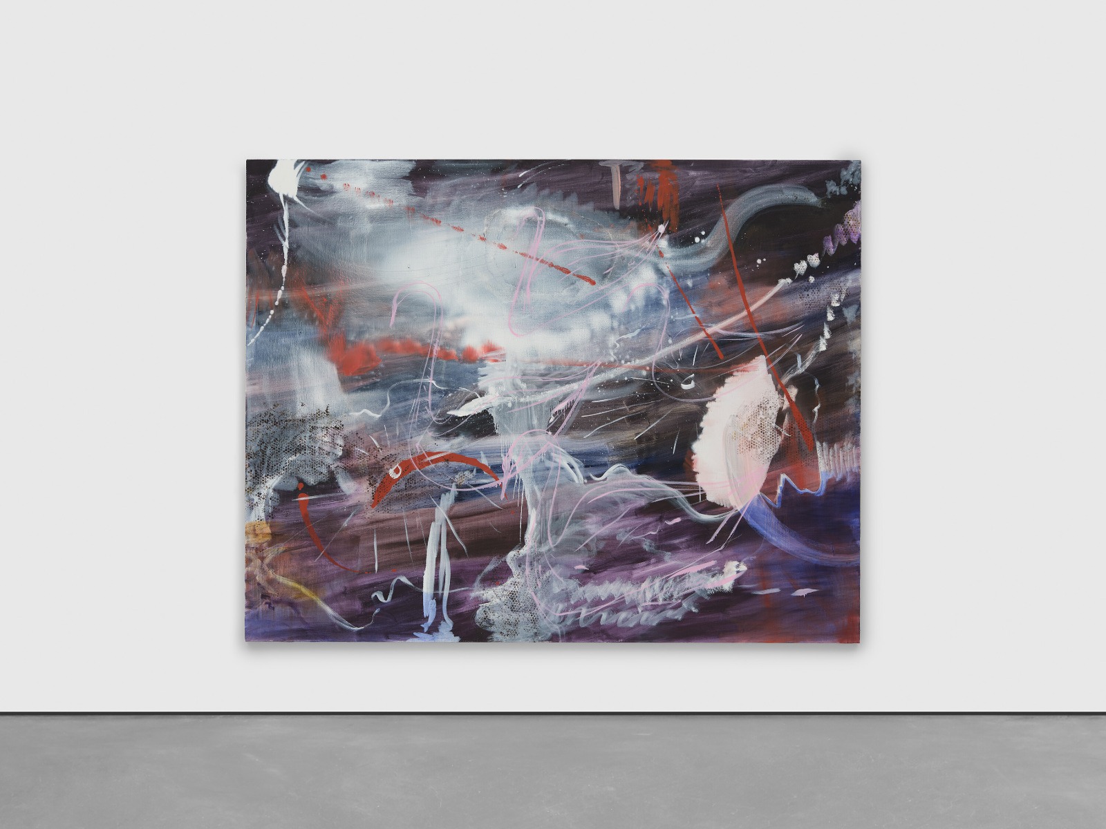 Emma McIntyre, White chalk south against time, 2024 (David Zwirner)