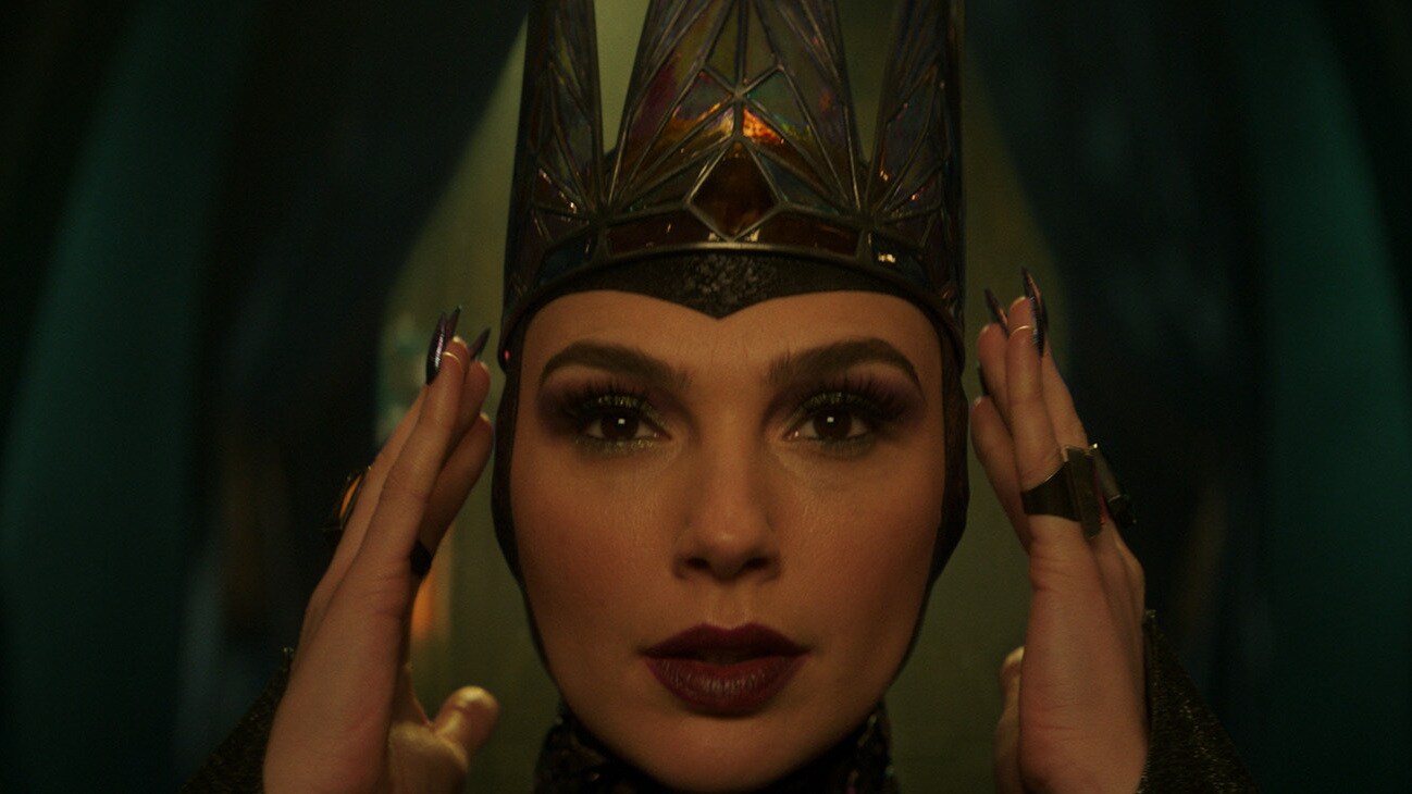 Gal Gadot as the Evil Queen.