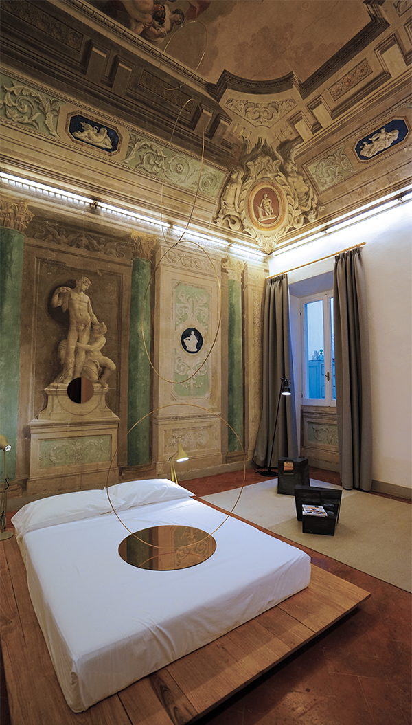 A room at the Numeroventi Design Residency