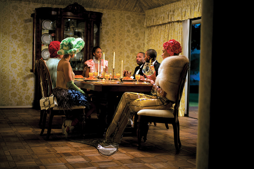 The dinner scene features a “carrot dance” in homage to The Gold Rush by Charlie Chaplin (Photo by Brigitte Lacombe)