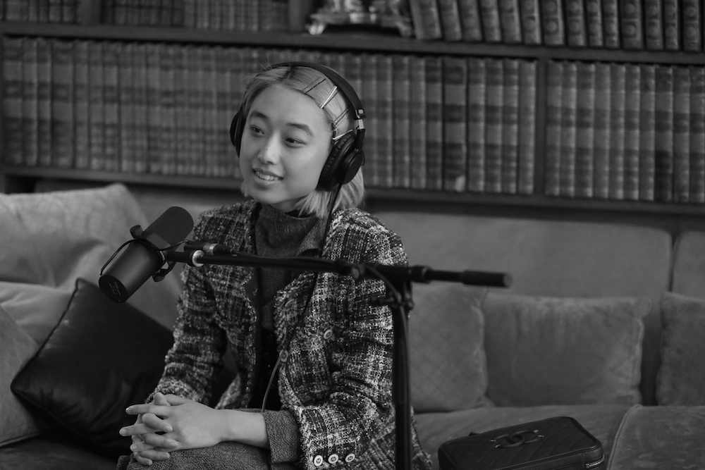 Margaret Zhang during her episode of Handbags Stories