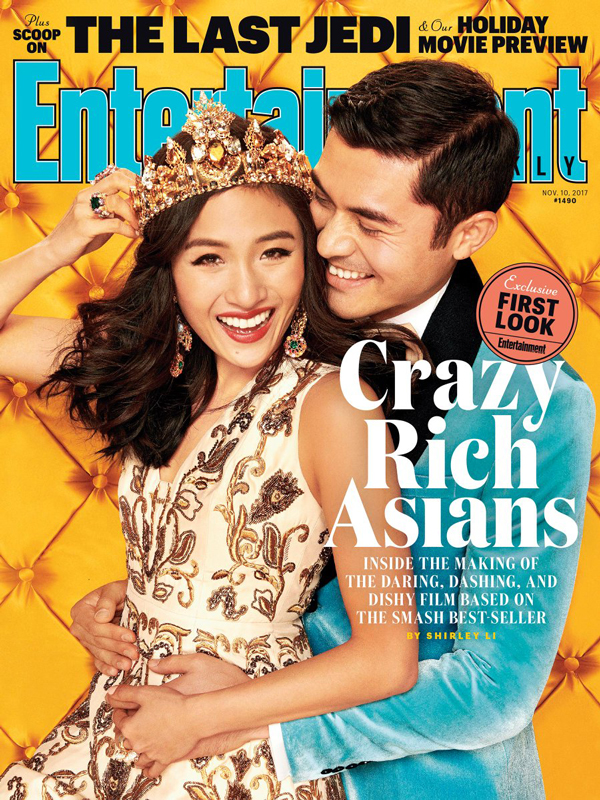 Constance Wu and Henry Golding on the cover of Entertainment Weekly