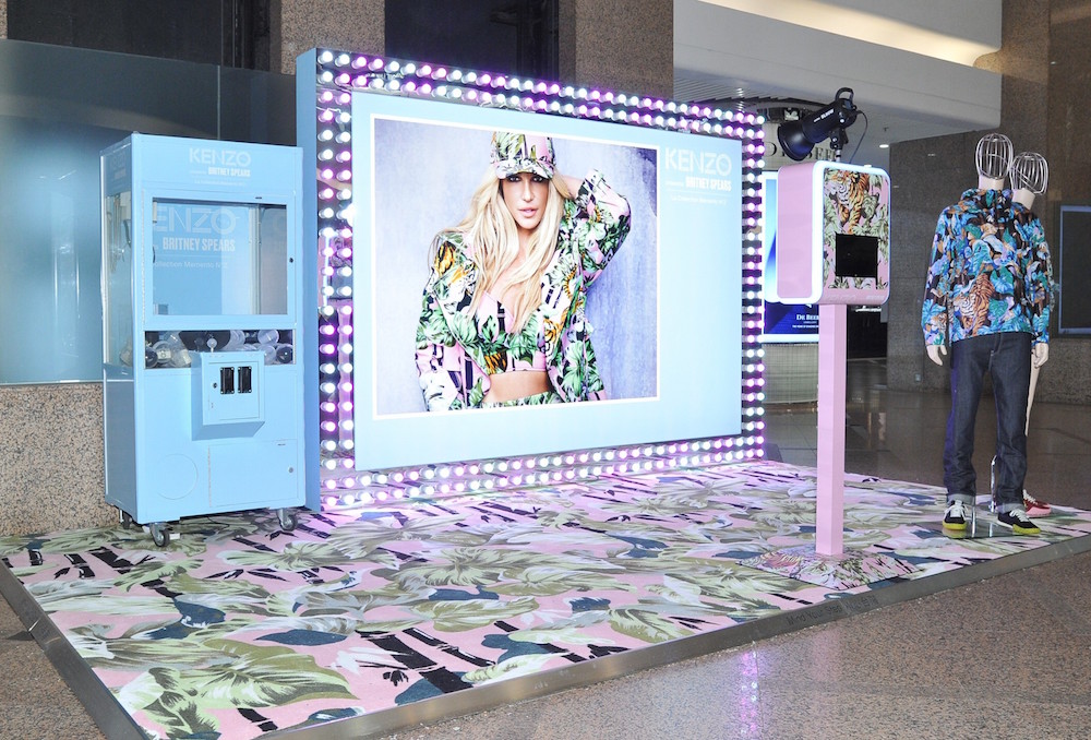 KENZO announced its partnership with Britney Spears in March for La Collection Memento