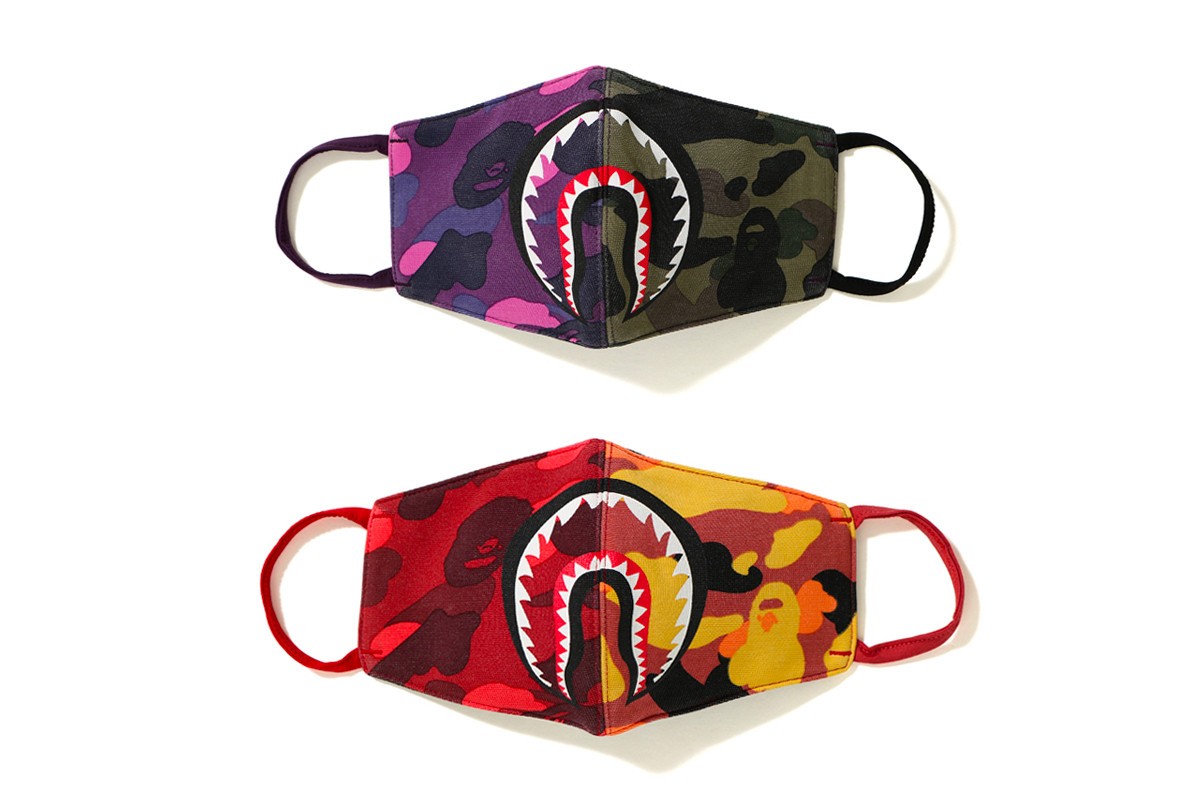 Iconic Bathing Ape Shark Logo Masks (Photo: Bathing Ape)