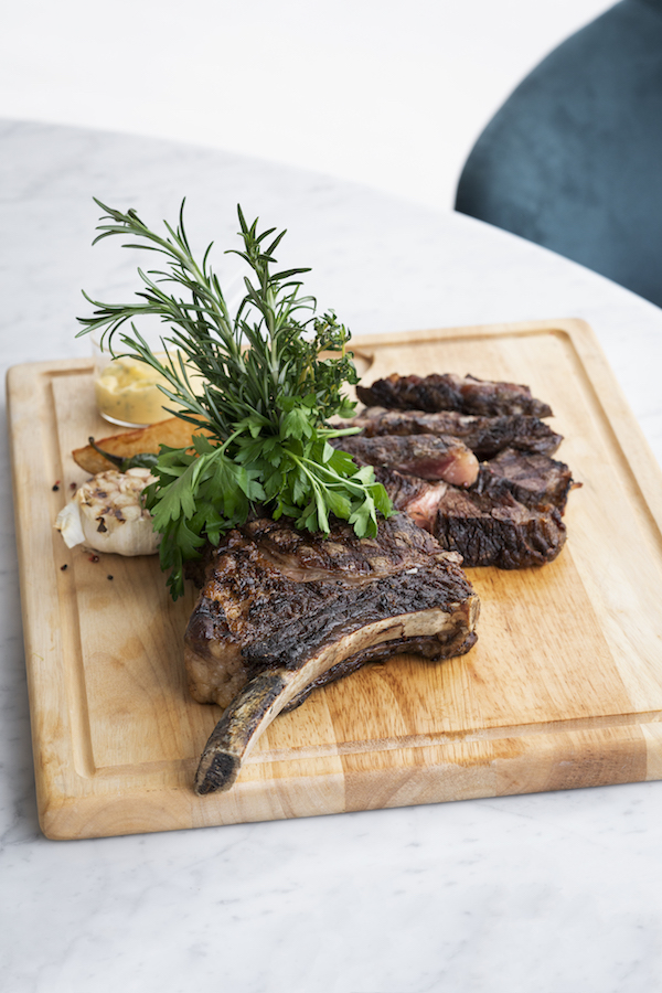 Popinjays' Limousin Tomahawk steak for two