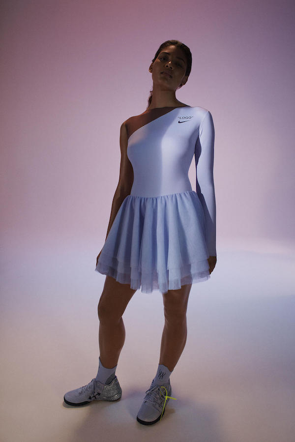 Virgil Abloh's daytime look for Serena Williams