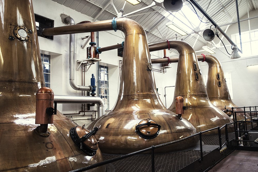 The Highland Park distillery is one of just a few left in the world that floor-malts their barely before distilling