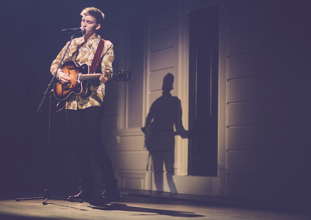 George Ezra performing live at the 'Burberry brings London to Shanghai' event