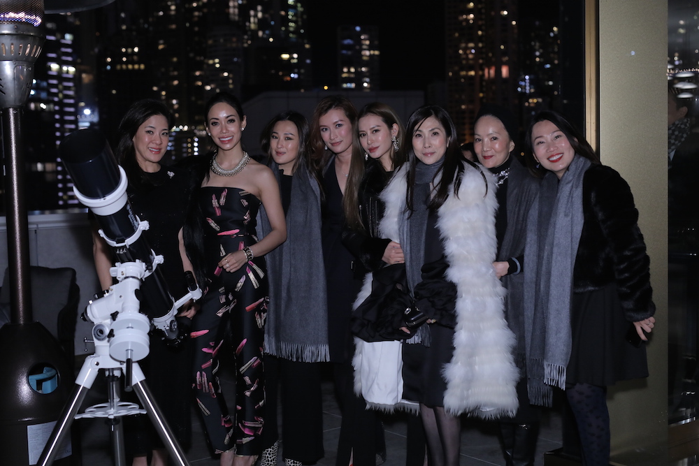 From left: Sabrina Fung Lam, Yen Kuok, Antonia Li, Colleen Yu- Fung, Eleanor Lam, Ming Ho-Tang, Reina Chau, Crystal Lai at the launch party