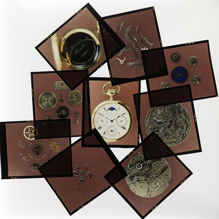 Stills of deconstructed timepieces by Peter Speake-Marin