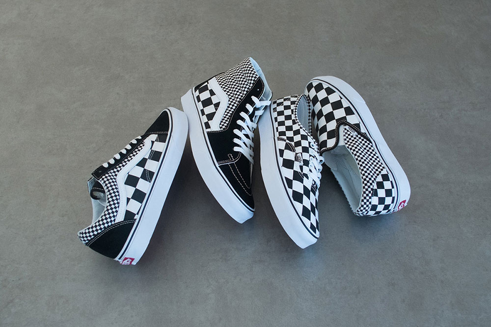 Available in four classic Vans styles