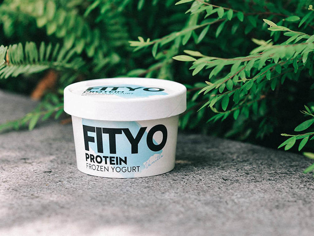 FITYO frozen yogurt in vanilla