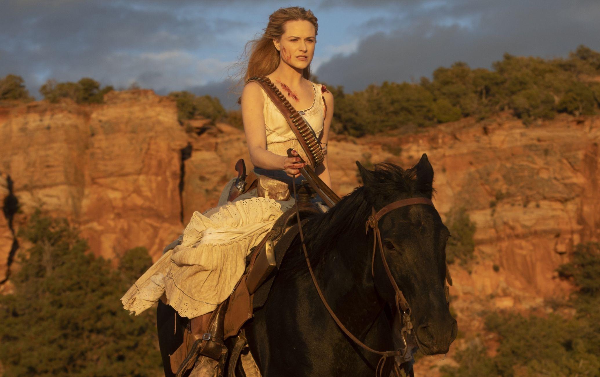 Evan Rachel Wood garnered a Best Lead Actress nomination for her role in HBO's acclaimed sci-fi Western drama 