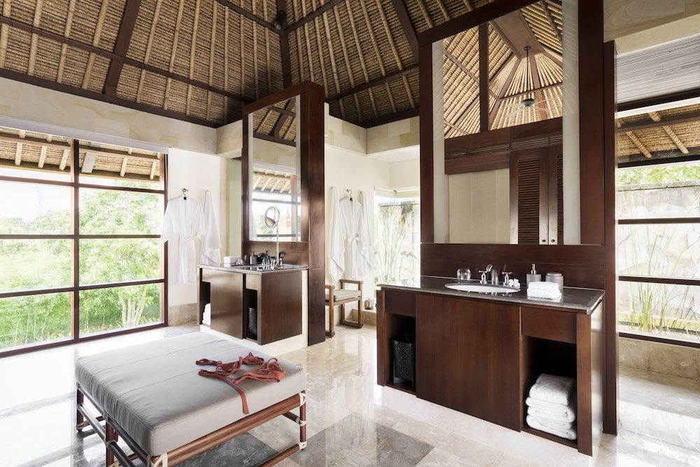 A Balinese suite overlooking the rainforest