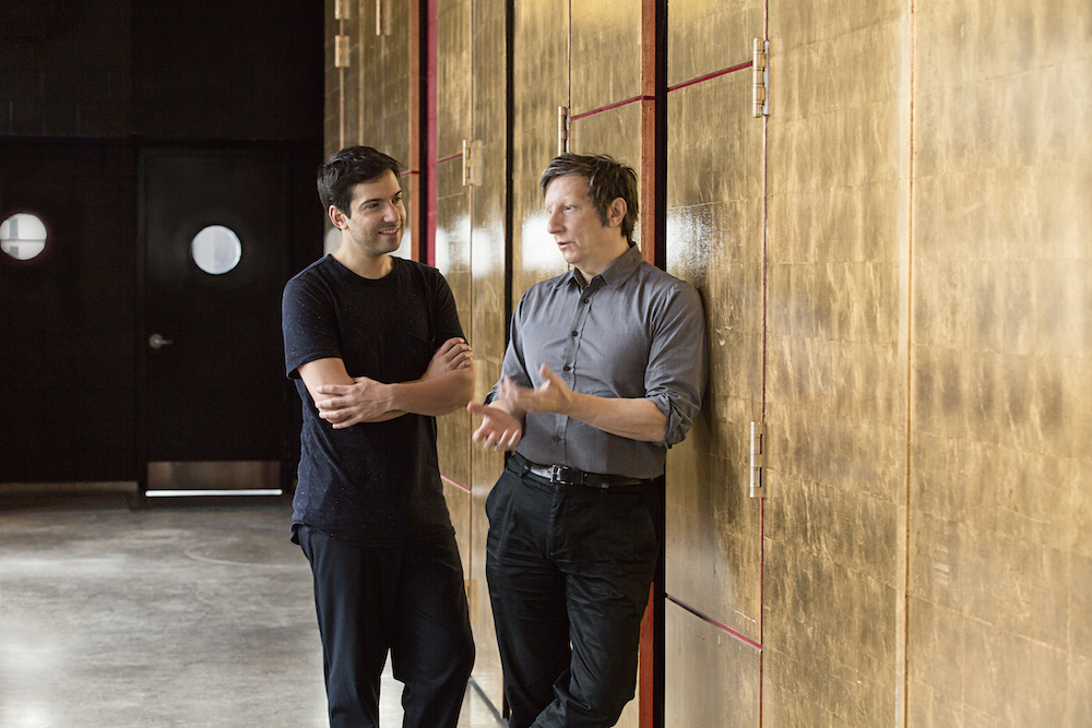 Matías Umpierrez and Robert Lepage