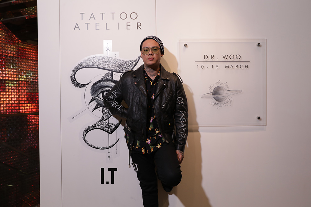 Dr. Woo in front of his I.T Atelier
