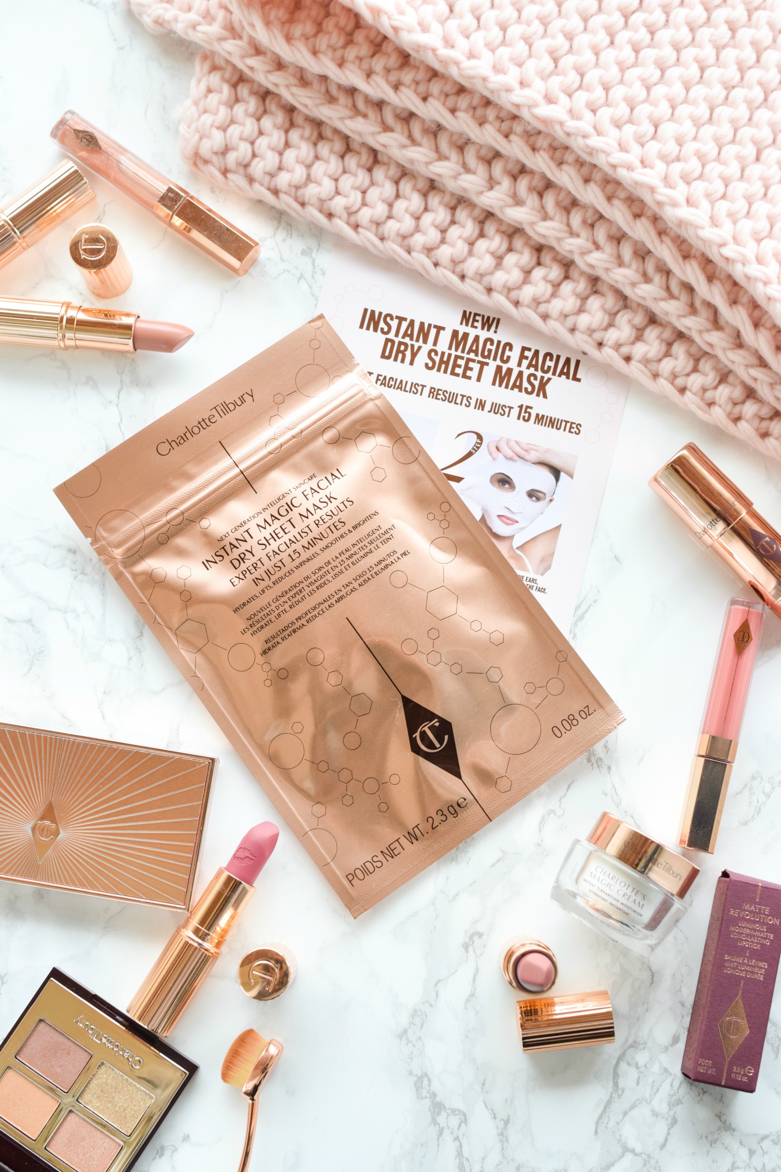 Charlotte Tilbury's glamorous beauty products (Photo: Jacuzzi Bubbles)