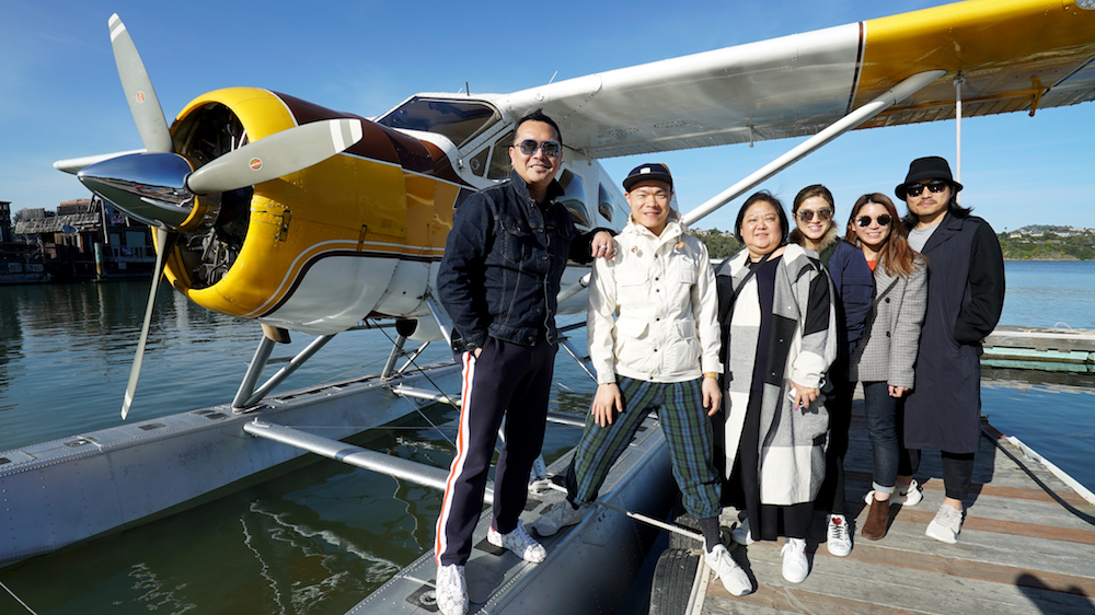 The Hong Kong press crew battles jet lag to soar high above the bay