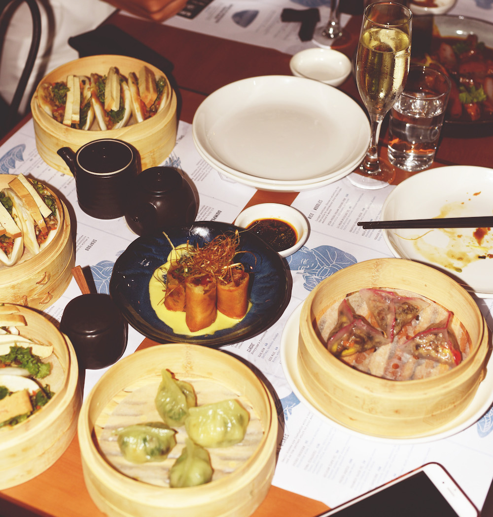 More-ish dim sum featuring Peruvian ingredients start off the meal (Photo: Keefe Tiu)