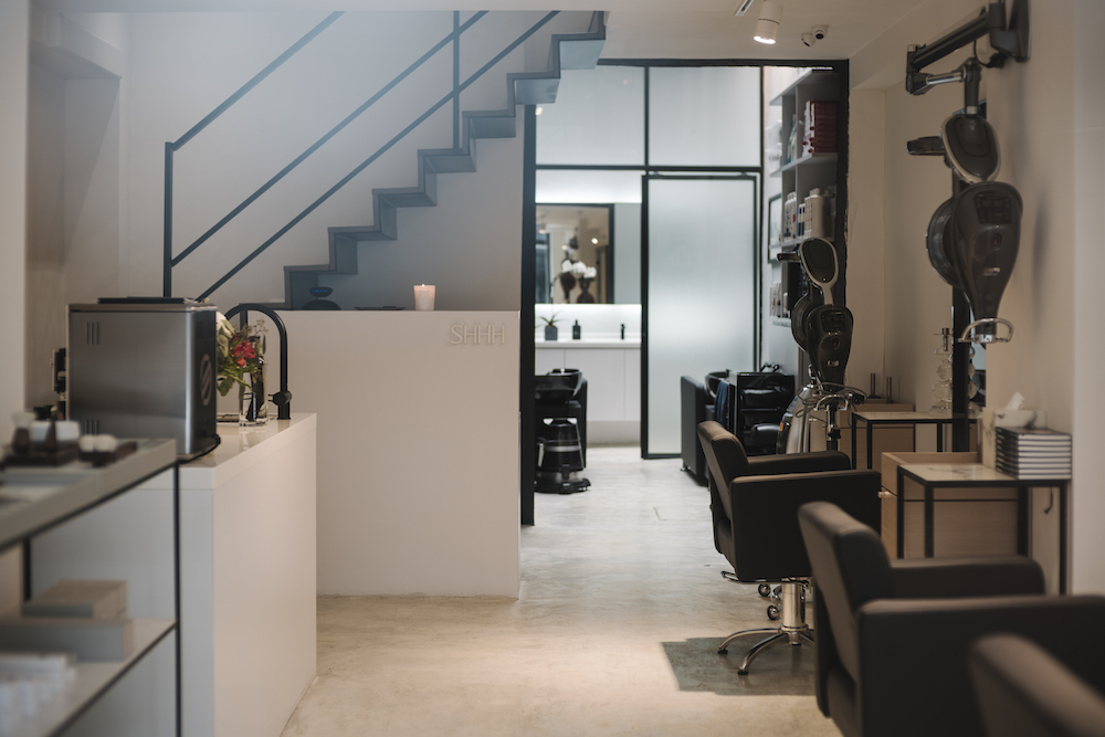 SHHH Salon in the heart of Shueng Wan is an urban retreat that focuses on hair wellbeing 